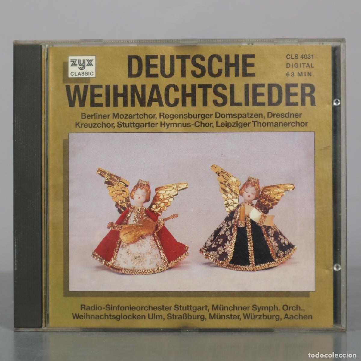 CDs de m&uacute;sica: CD. Deutsche Weihnachtslieder - Berliner Mozartchor, Regensburger Domspatzen, Dresdner Kreuzchor,