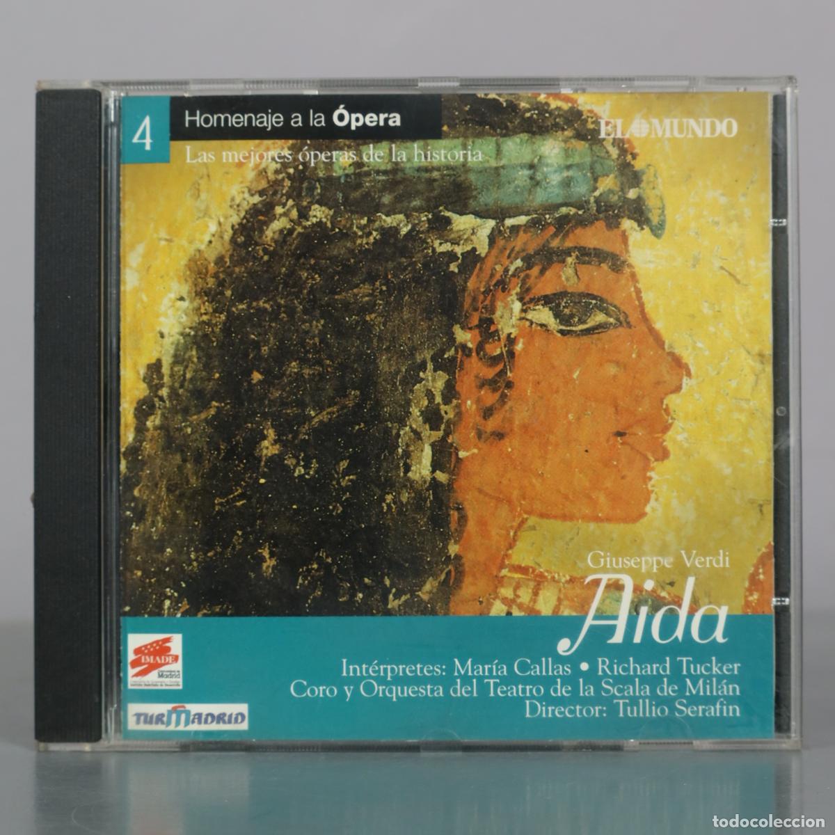 CDs de m&uacute;sica: CD. Aida - Giuseppe Verdi - Mar&iacute;a Callas, Richard Tucker, Coro y Orquesta del Teatro de la Scala de