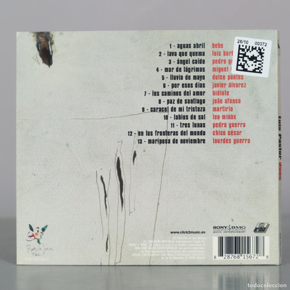 CDs de m&uacute;sica: CD. Luis Pastor - Duos - Foto 2