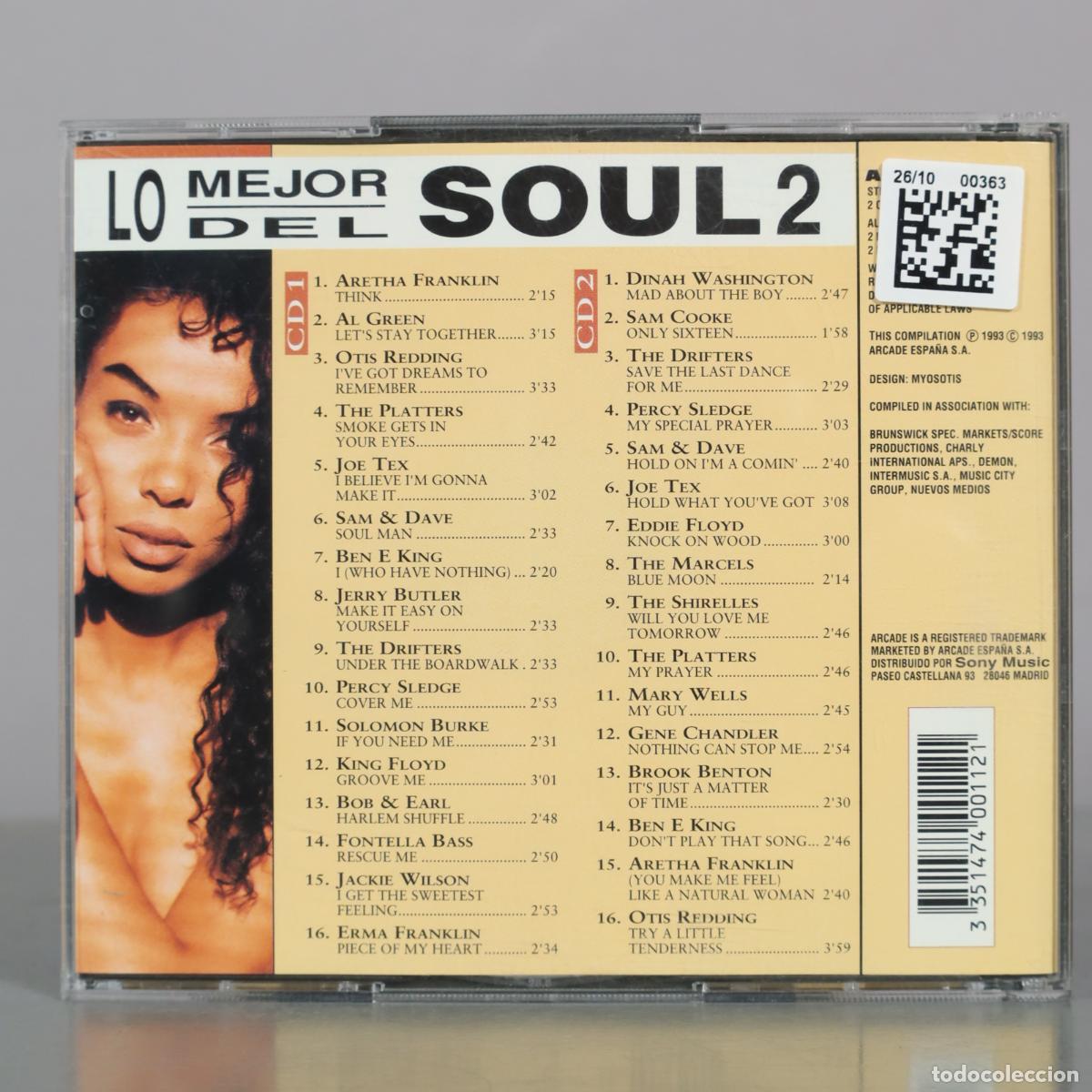 CDs de m&uacute;sica: CD. Lo Mejor Del Soul 2 - Foto 2