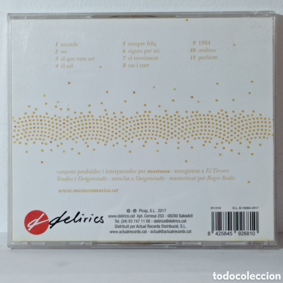 CDs de m&uacute;sica: MOSTASSA, EL QUE VAM SER (PICAP 2017) - Foto 2