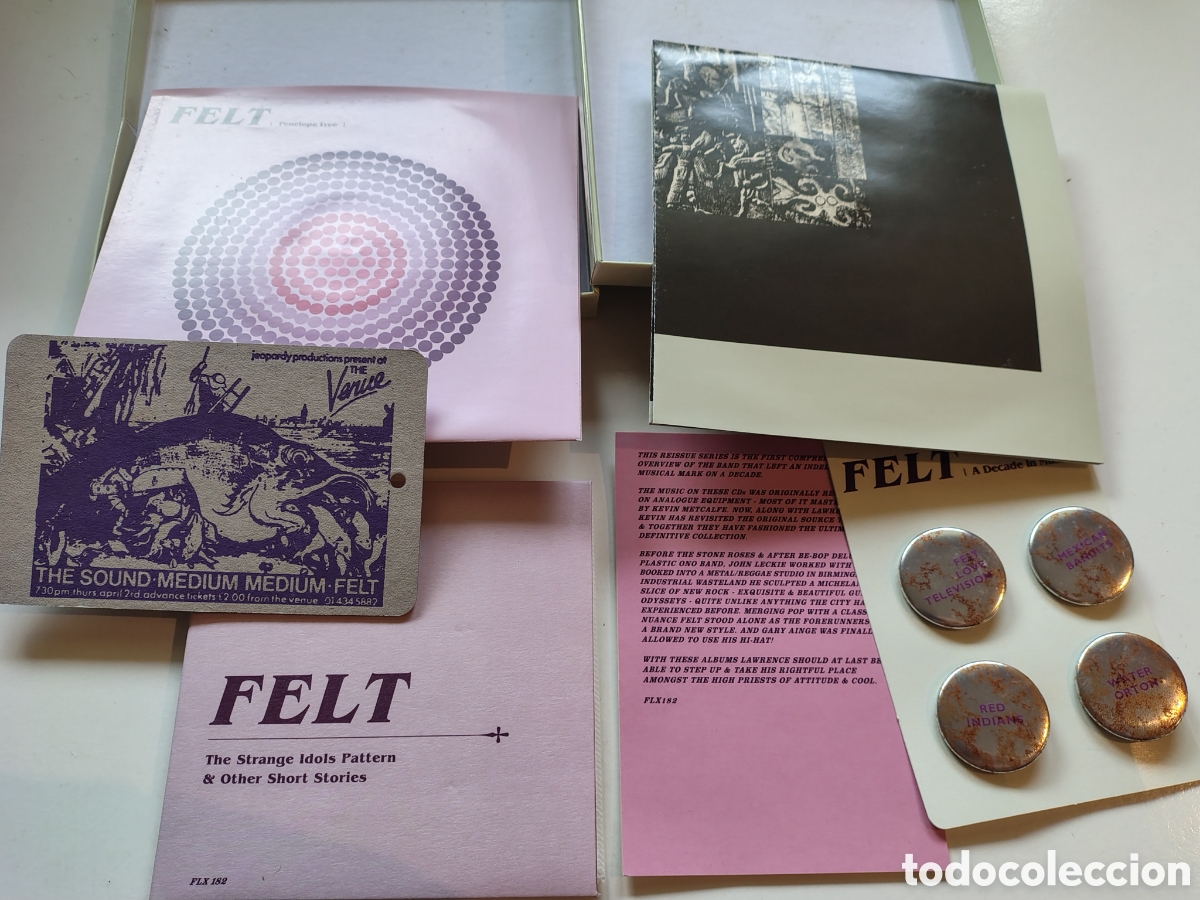 CDs de Musique: FELT The Strange Idols Pattern 1984 CD + 7'' POSTER 2016 CHERRY RED LAWRENCE