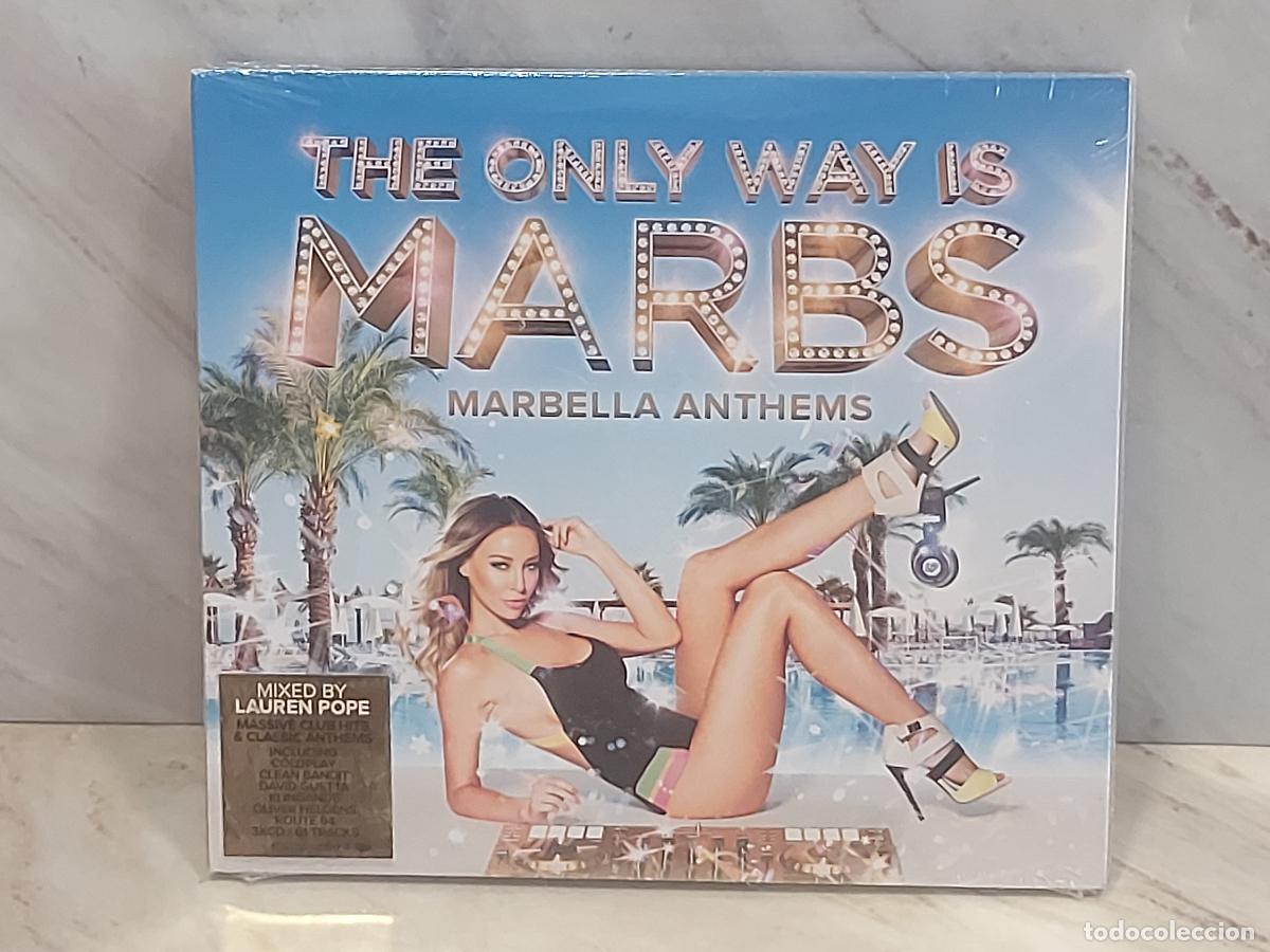 Music CDs: THE ONLY WAY IS MARBS | MARBELLA ANTHEMS | 3 CD | LAUREN POPE | DANCE | PRECINTADO