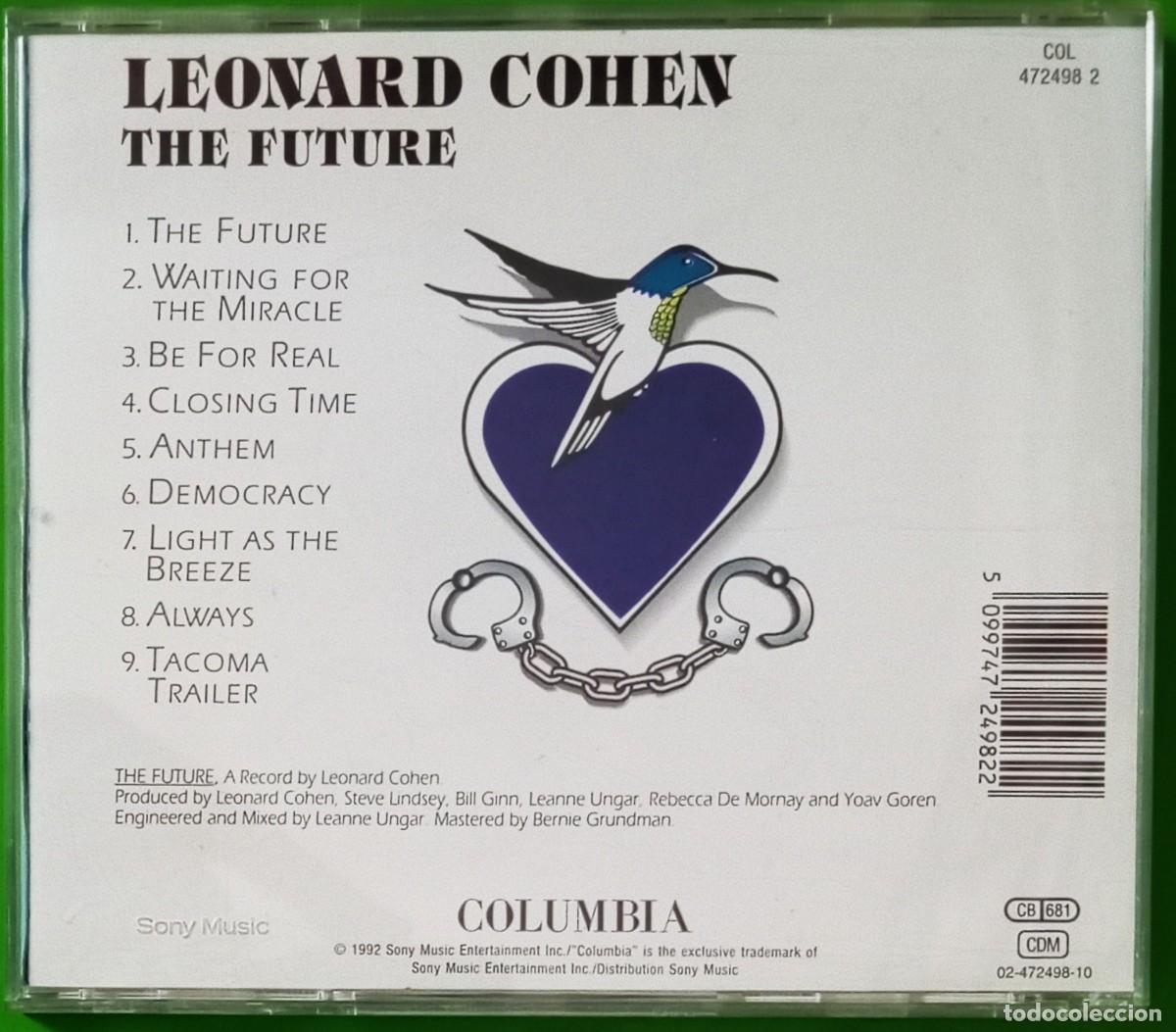CDs de m&uacute;sica: Leonard Coen (The Future) CD - Foto 2
