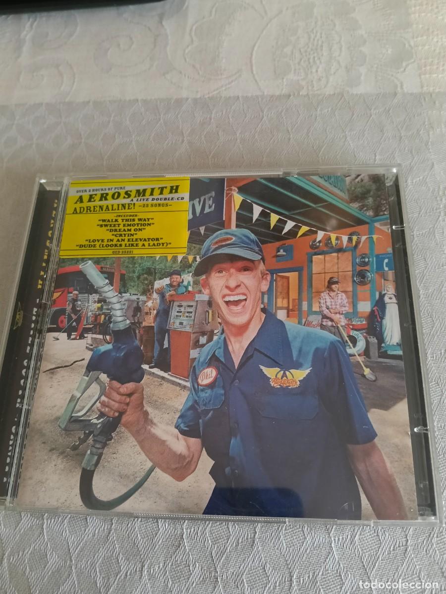 CD di Musica: RAR 2 CD'S. AEROSMITH. A LITTLE SOUTH OF SANITY. STICKER
