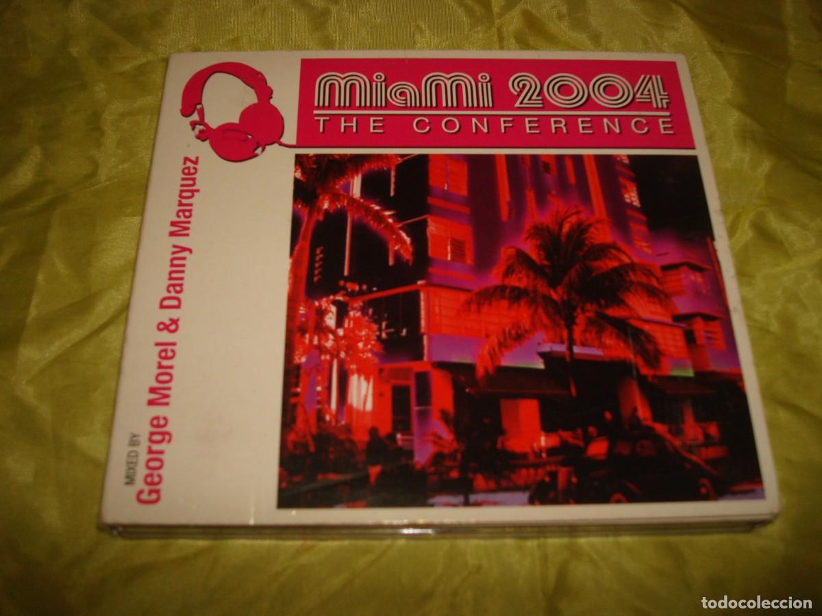 CDs de m&uacute;sica: MIAMI 2004. THE CONFERENCE. MIXED BY GEORGE MOREL & DANNY MARQUEZ. 2 CD&acute;S + LIBRETO. DIGIPACK