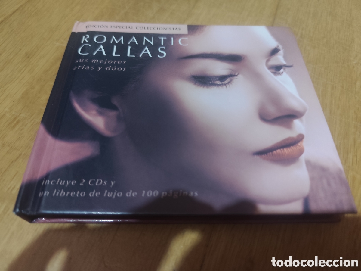 CDs de m&uacute;sica: Mar&iacute;a Callas ROMANTIC Edici&oacute;n especial con libreto Espa&ntilde;a