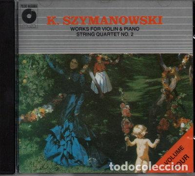 CD di Musica: Szymanowski: Vol. 4 - Works for Violin & Piano / String Quartet No. 2- 5015524000653