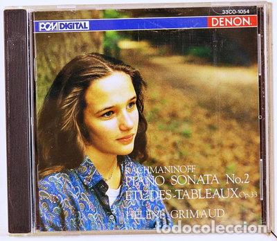 CDs de Musique: Rachmaninoff: Sonata No. 2; Etudes-Tableaux, Op. 33- 4988001044338