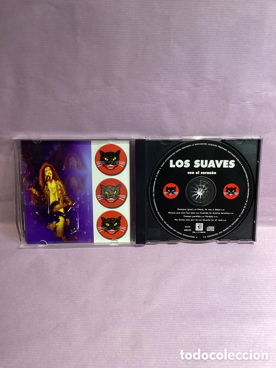 CDs de m&uacute;sica: Los Suaves - Con el Coraz&oacute;n - Cd 1996 - Foto 3
