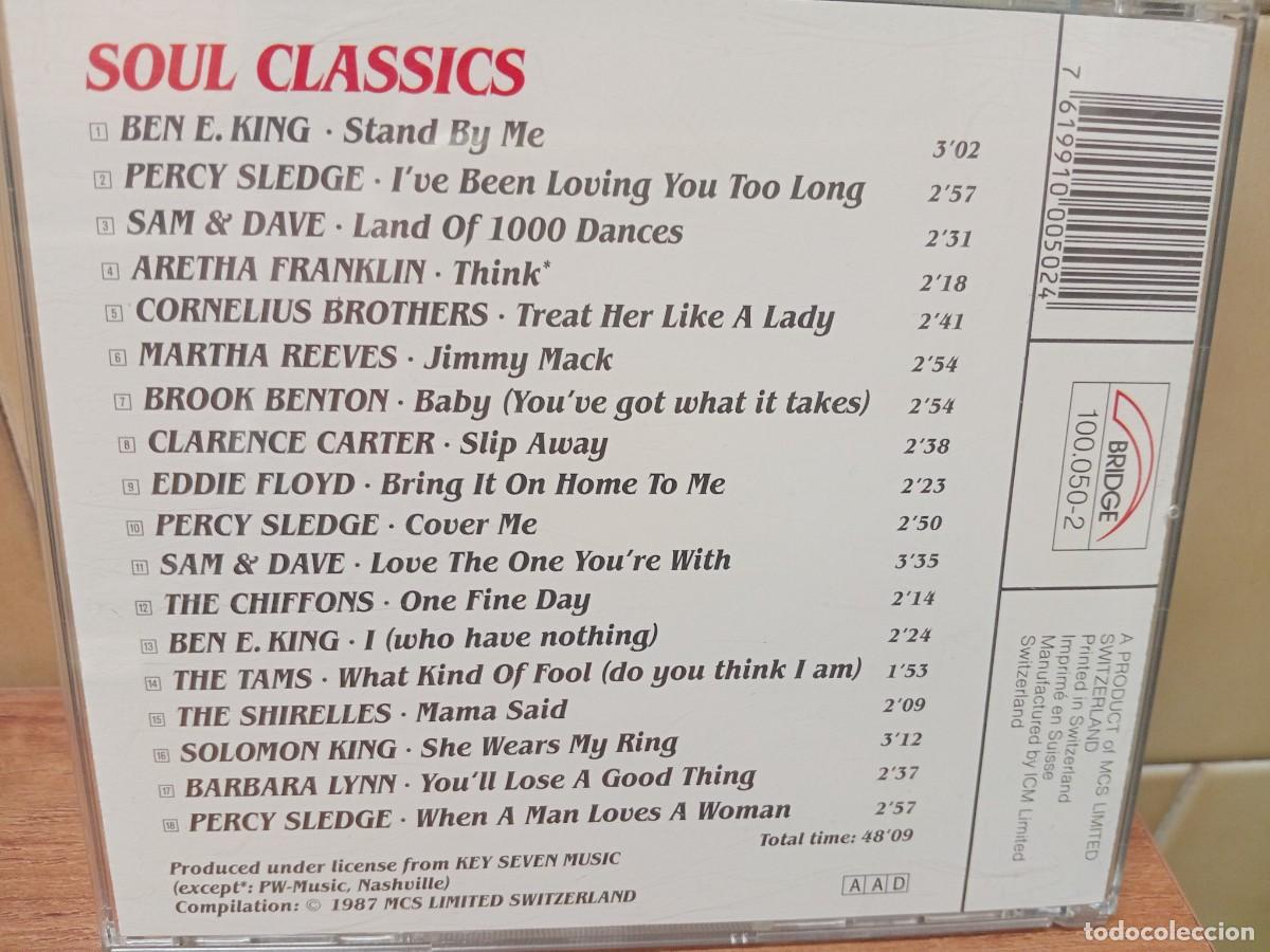 CDs de m&uacute;sica: SOUL CLASSICS - CD - 1987 - Foto 2