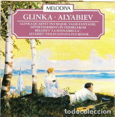 CDs de Musique: Glinka: String Quartet in F, Valse-fantaisie / Alyabiev: Violin Sonata in E m...- 5015524001841