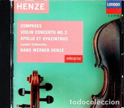 CD di Musica: Henze: Compases; Violin Concerto No. 2; Apollo et Hyazinthus- 0028943034722