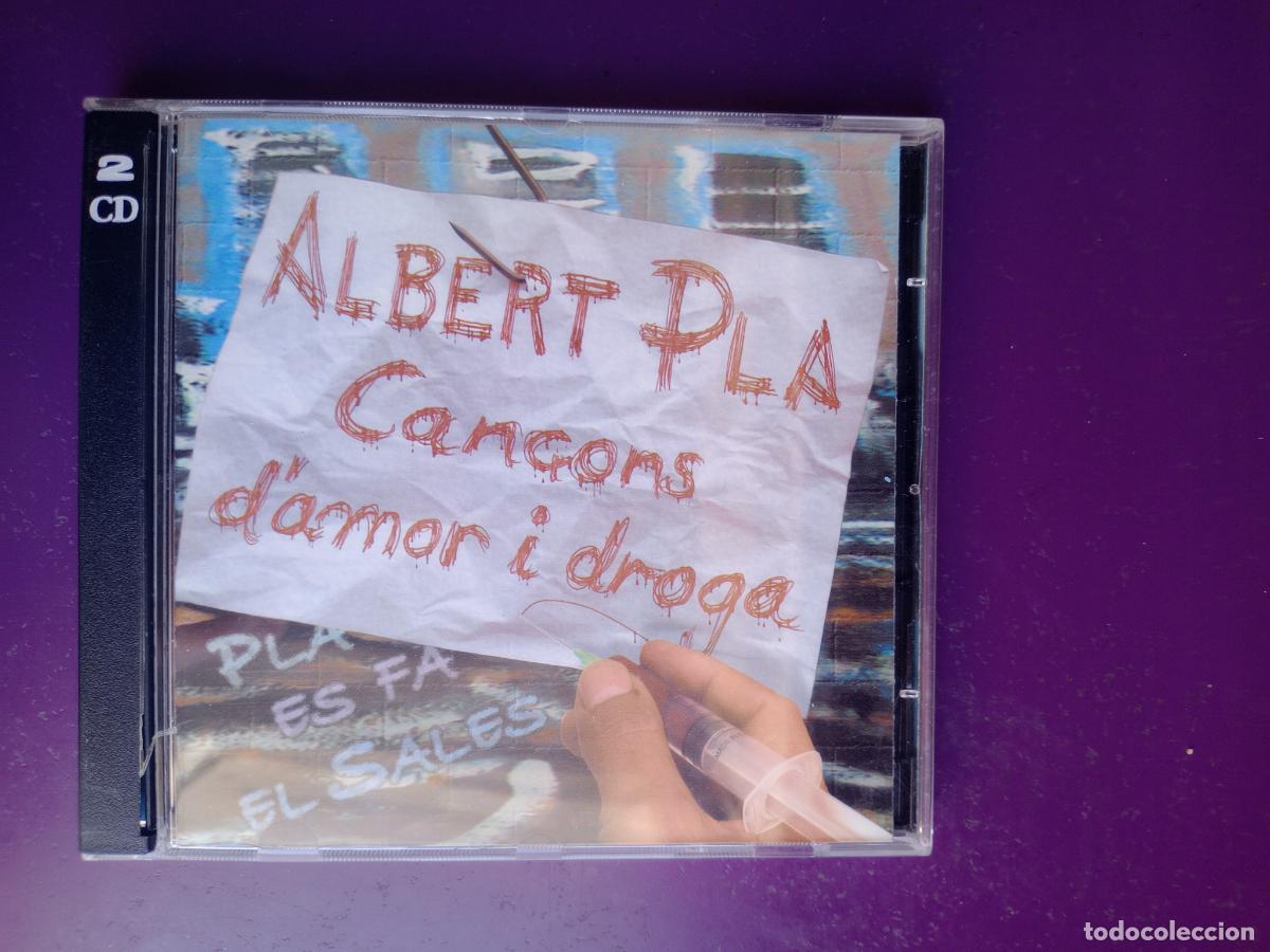 CDs de m&uacute;sica: Albert Pla &lrm;&ndash; Can&ccedil;ons D'Amor I Droga - DOBLE CD ARIOLA 2003 - MUY POCO USO