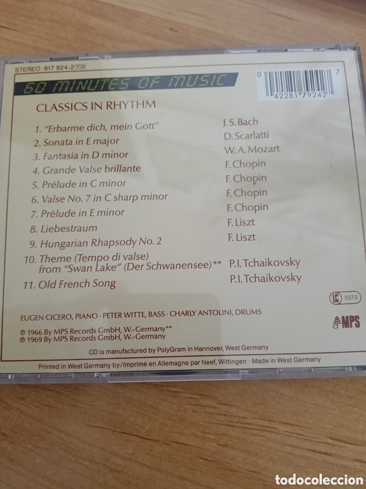 CDs de m&uacute;sica: CD Eugen Cicero &lrm;&ndash; Classics In Rhythm - Foto 3