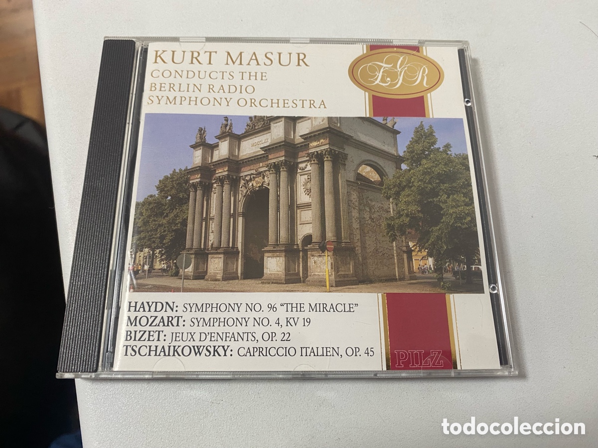 Music CDs: Kurt Masur Conducts Haydn Mozart Bizet Tschaikowsky Cd