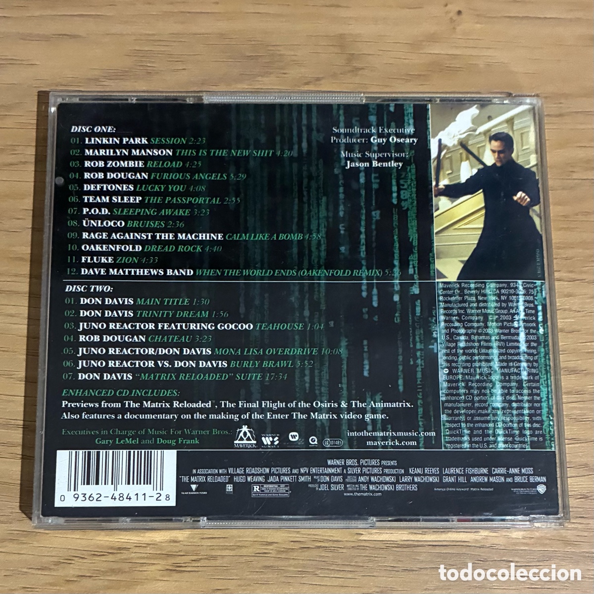 CDs de m&uacute;sica: Banda Sonora Matrix Reloaded - Foto 2