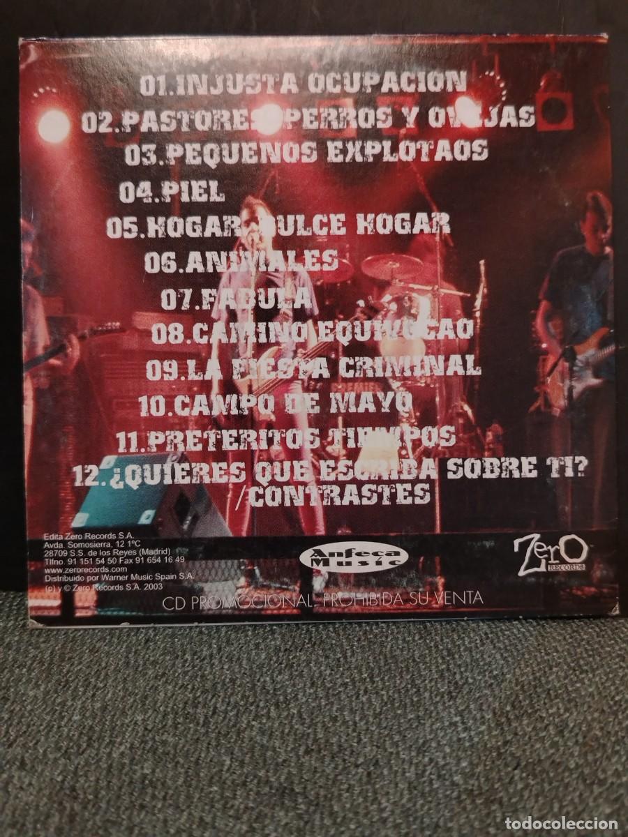 CDs de m&uacute;sica: PERNADA - Paraiso DC - CD (punk, antifa) Zero Rcds, 2003 - Foto 2