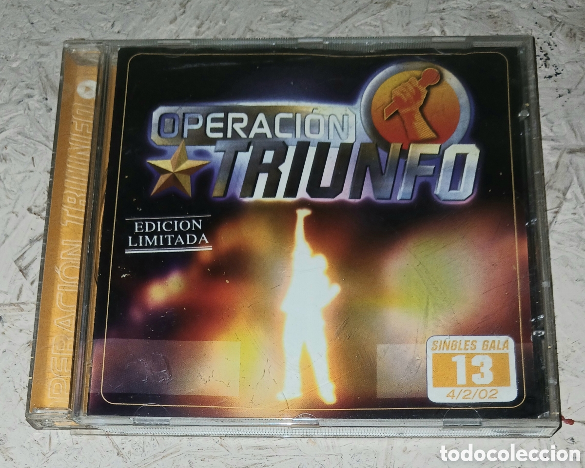 CD de M&uacute;sica: CD Operaci&oacute;n Triunfo - Edici&oacute;n Limitada Singles Gala 13 (4 Febrero 2002) - Vale Music / TVE