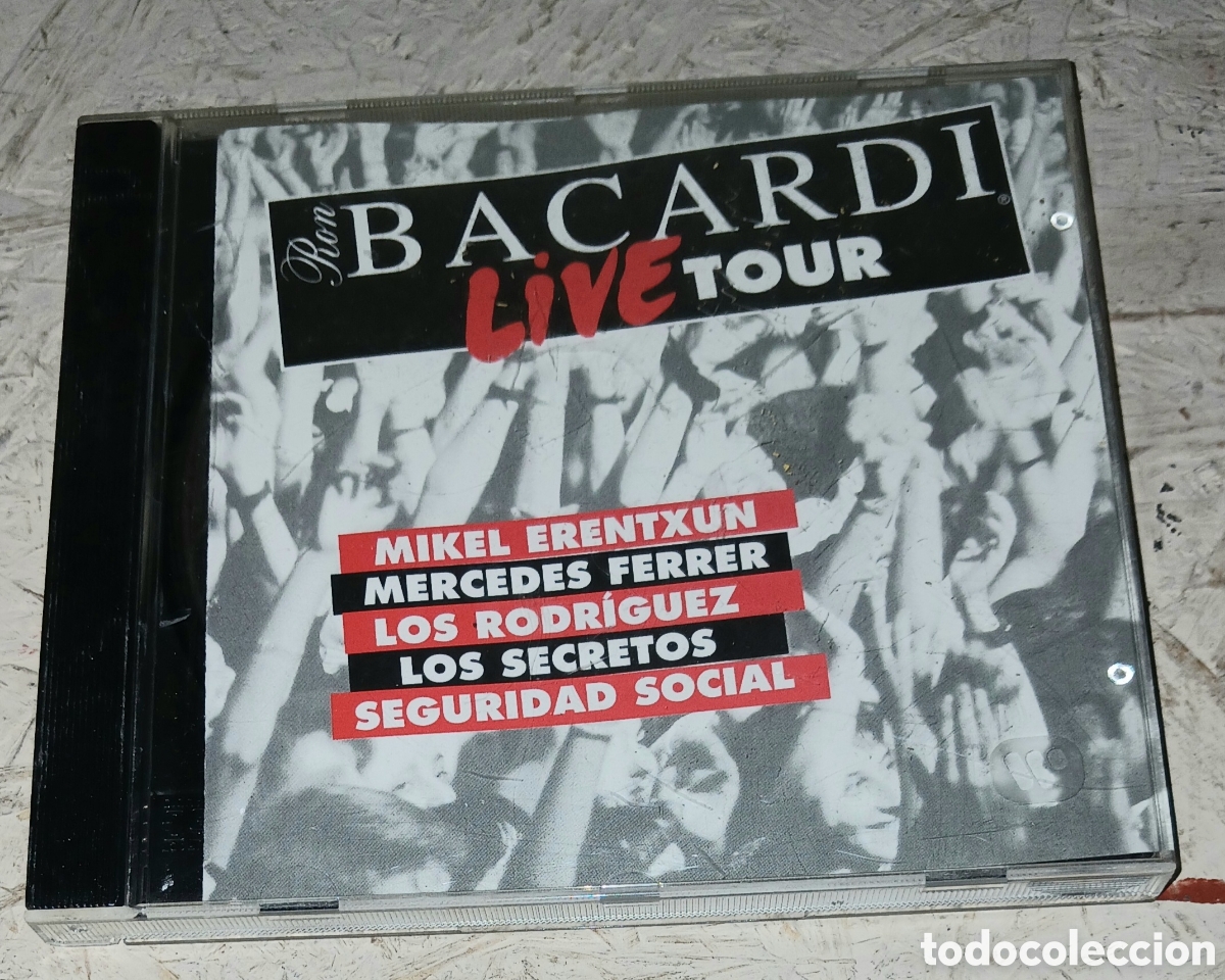 Musik-CDs: CD Recopilatorio Bacardi Live Tour 1996 (Mikel Erentxun, Los Rodriguez, Los secretos, Seg. Social,..