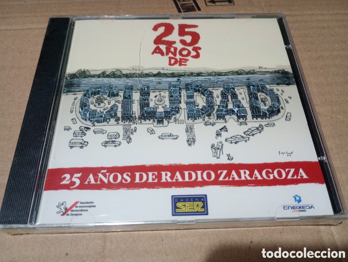CD de M&uacute;sica: 25 a&ntilde;os de radio Zaragoza CD conmemorativo NUEVO PRECINTADO