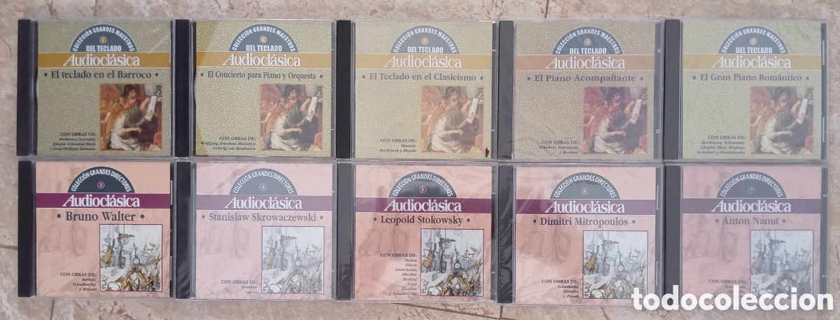 Music CDs: CD AUDIOCLASICA GRANDES DIRECTORES Y MAESTROS TECLADO