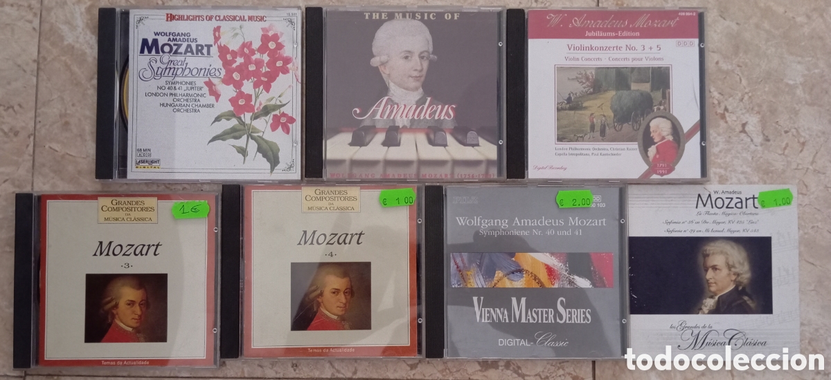 Music CDs: LOTE CD WOLFGANG AMADEUS MOZART