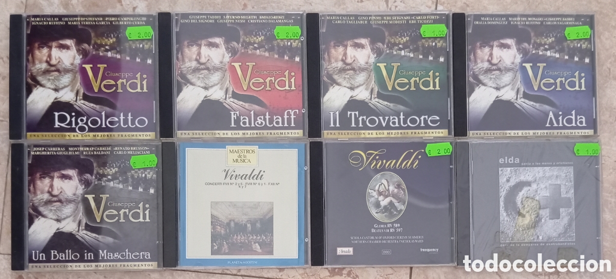 Music CDs: LOTE CD CLASICA VERDI VIVALDI
