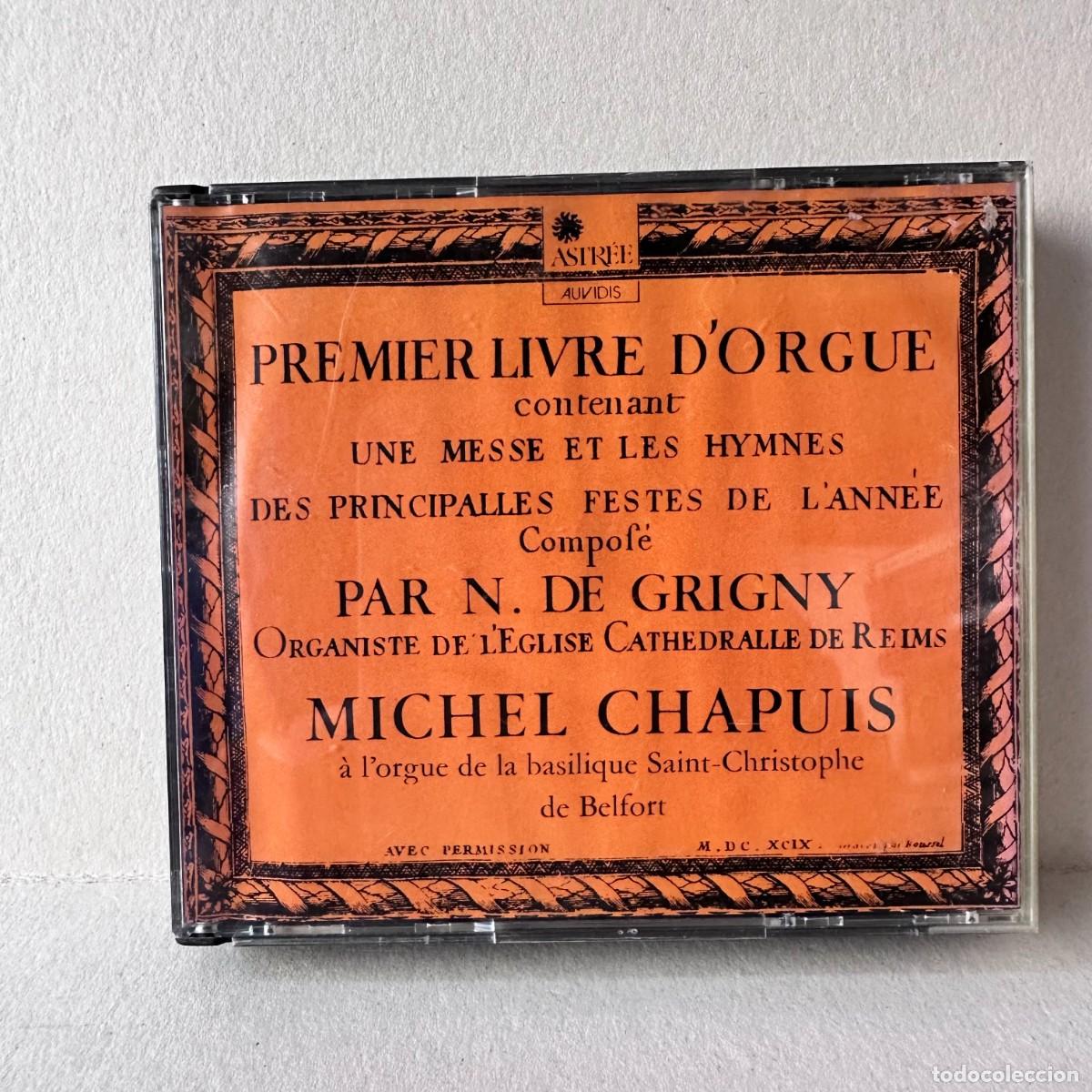 Music CDs: De Grigny - Michel Chapuis - Premier Livre D'Orgue (2xCD)