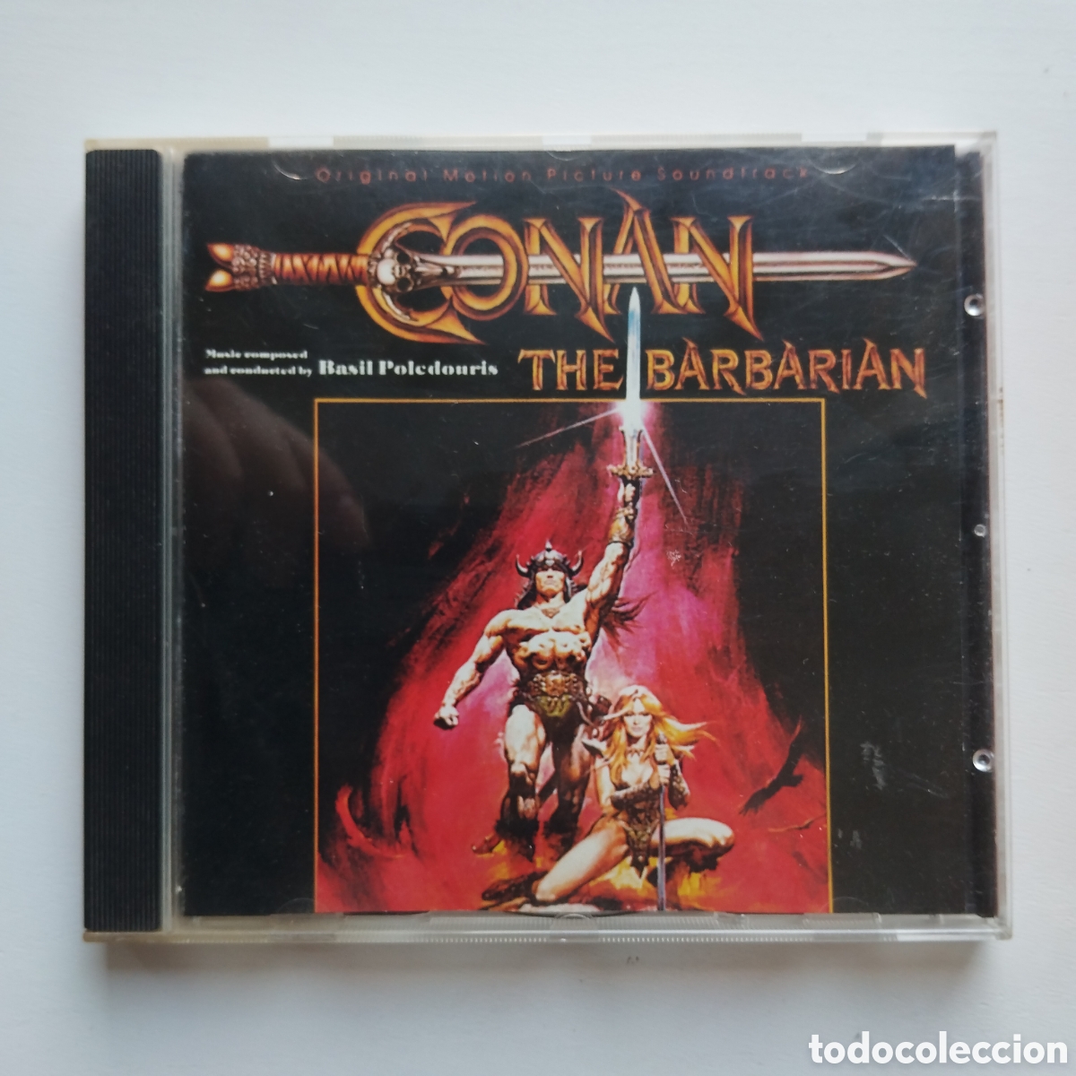 Music CDs: CONAN THE BARBARIAN BASIL POLEDOURIS BANDA SONORA CD BSO OST MILAN 1992 B&Aacute;RBARO