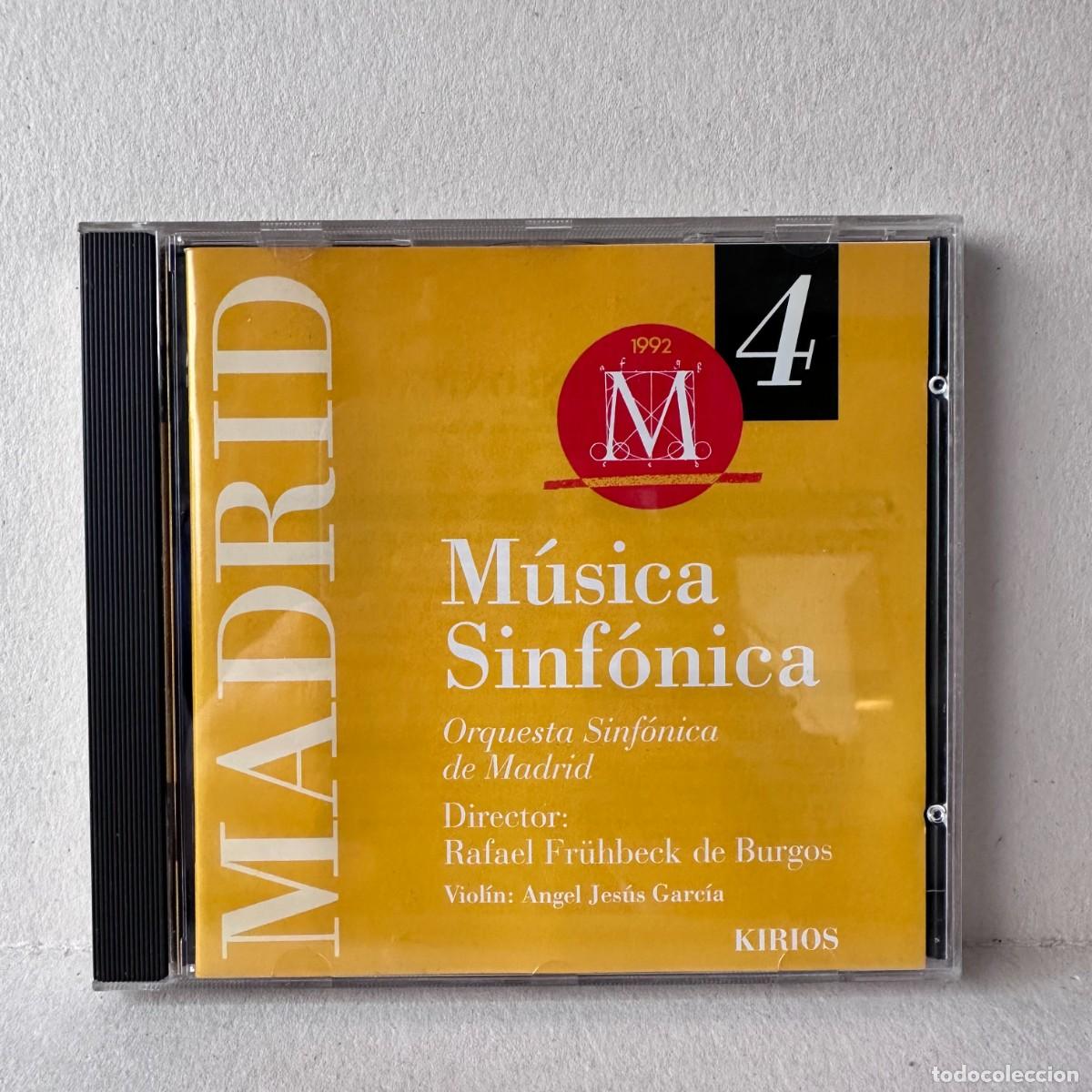 CD de M&uacute;sica: Boccherini, Monasterio, G&oacute;mez - Rafael Fr&uuml;hbeck De Burgos - Concierto para viol&iacute;n, Suite en La (CD)