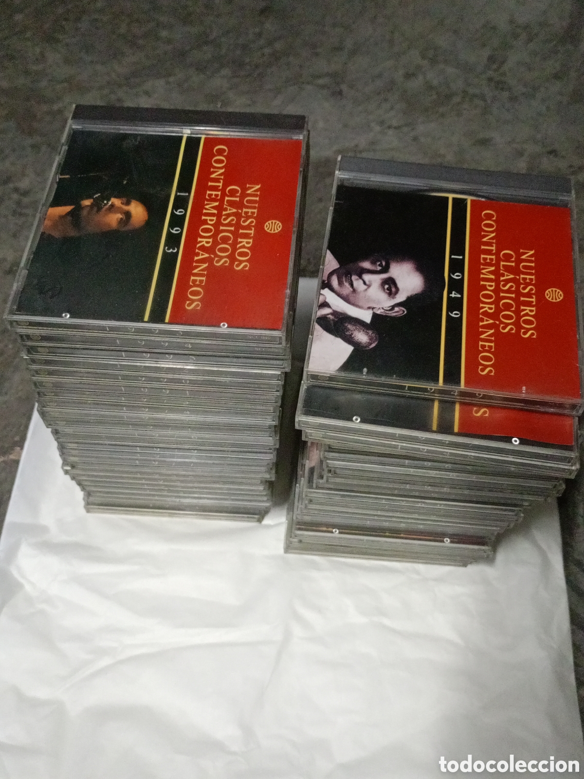 Musik-CDs: Lote de 49 CDs nuestros cl&aacute;sicos contempor&aacute;neos a&ntilde;os 40 50 60 70 80 90 m&uacute;sica