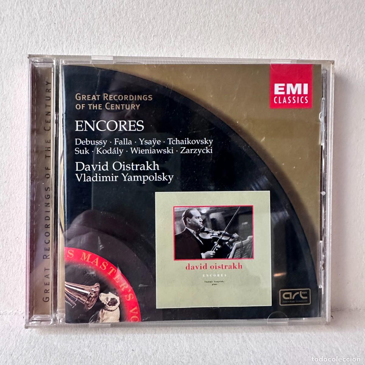 CD de M&uacute;sica: Debussy, Falla, Kodaly - David Oistrach - Suite, Canciones Populares Espa&ntilde;olas, Folk Dances (CD)