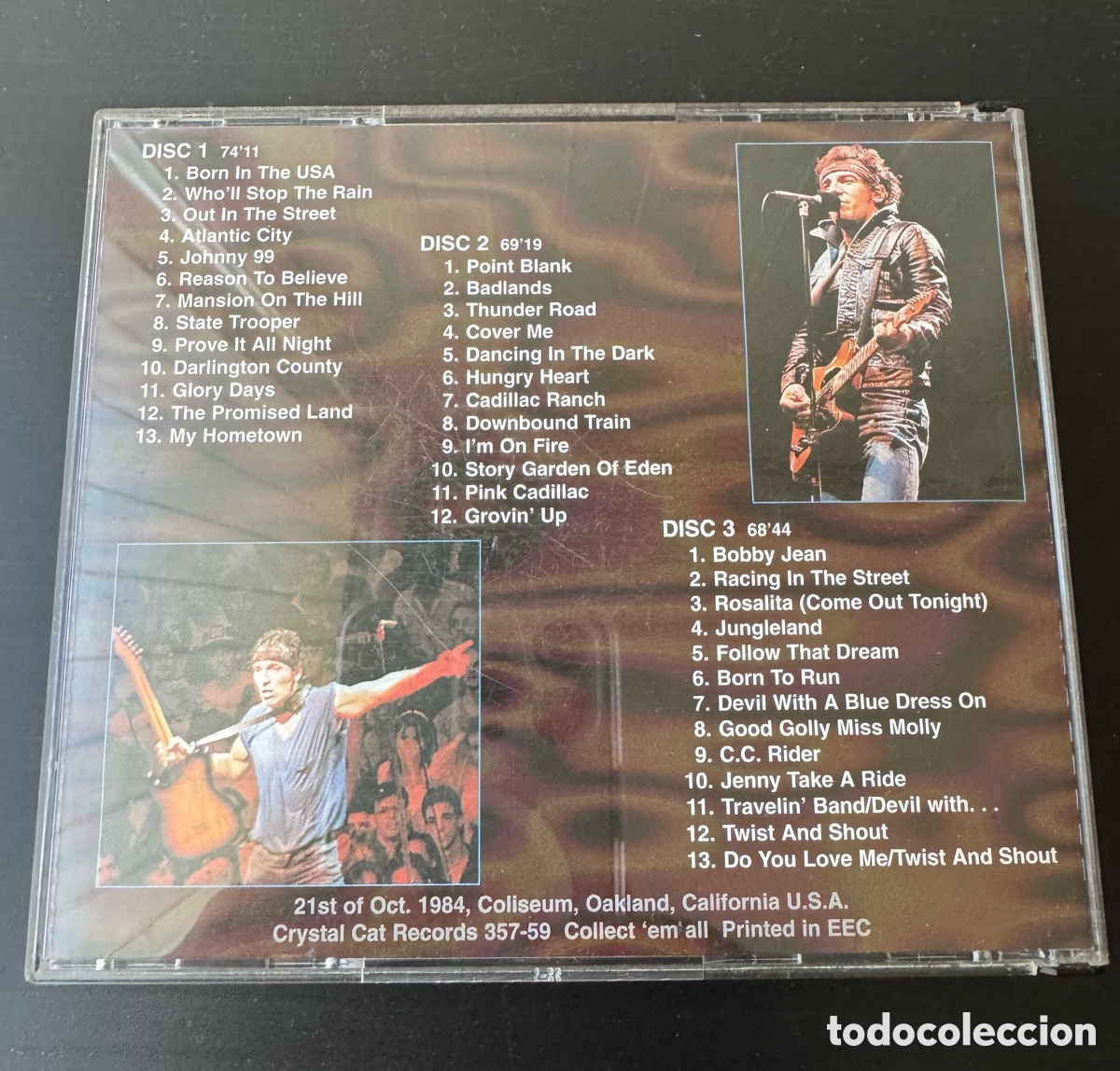 CDs de m&uacute;sica: Bruce Springsteen Oakland 1993. 3CD - Foto 2