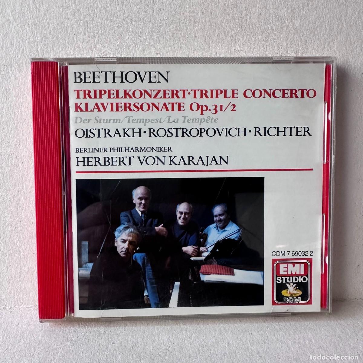 Musik-CDs: Beethoven - Herbert von Karajan - Triple Concerto, Piano Sonata (CD)
