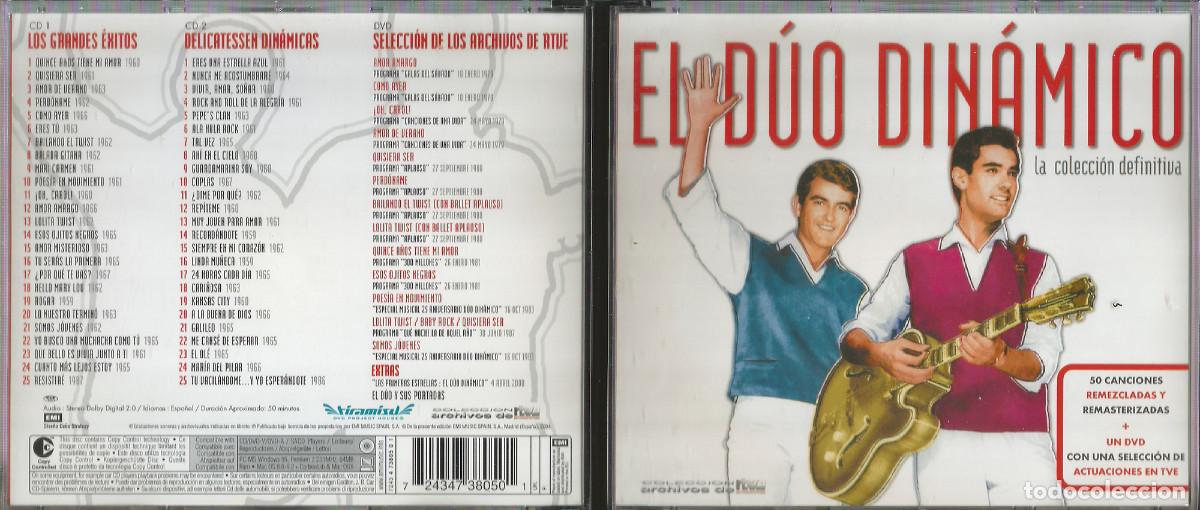Musik-CDs: DUO DIN&Aacute;MICO - COLECCI&Oacute;N DEFINITIVA - GRANDES &Eacute;XITOS - 2 CD'S + DVD - PERFECTO ESTADO