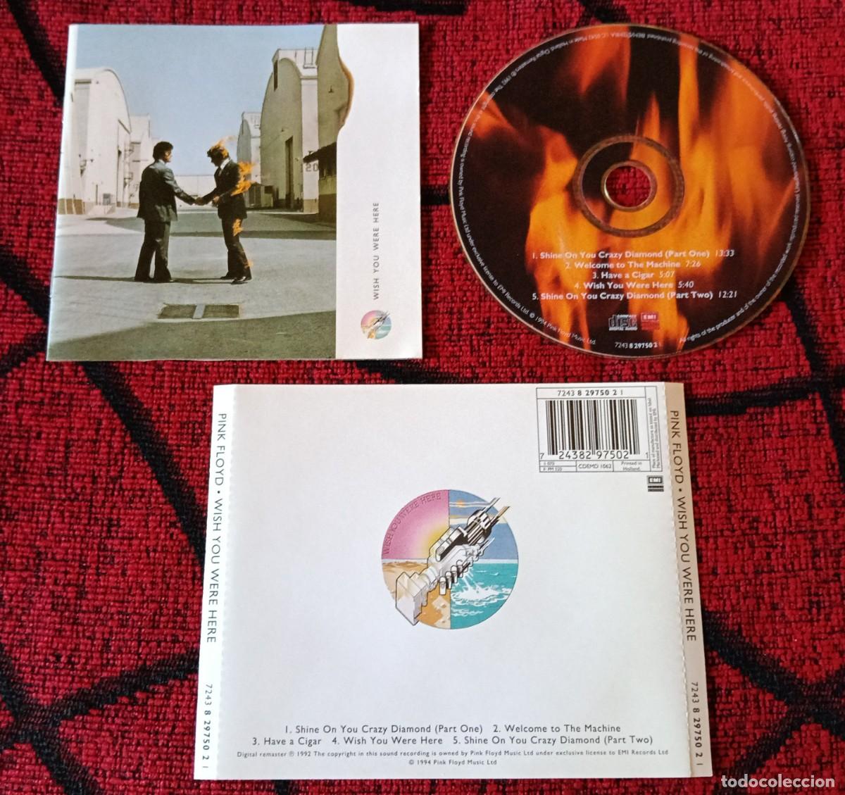 CDs de m&uacute;sica: PINK FLOYD ** Wish You Were Here ** CD REEDICION 1994