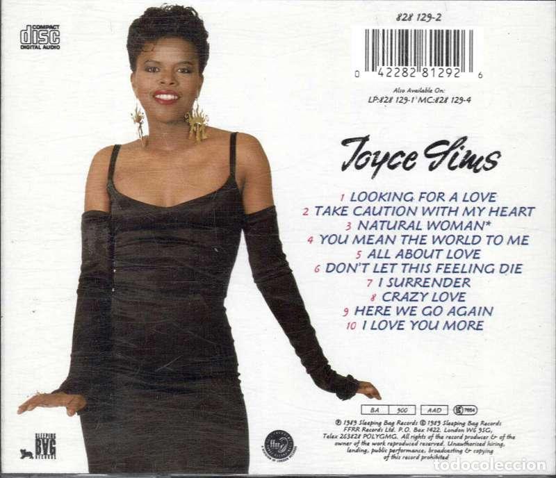 CDs de m&uacute;sica: Joyce Sims - All About Love. CD - Foto 2