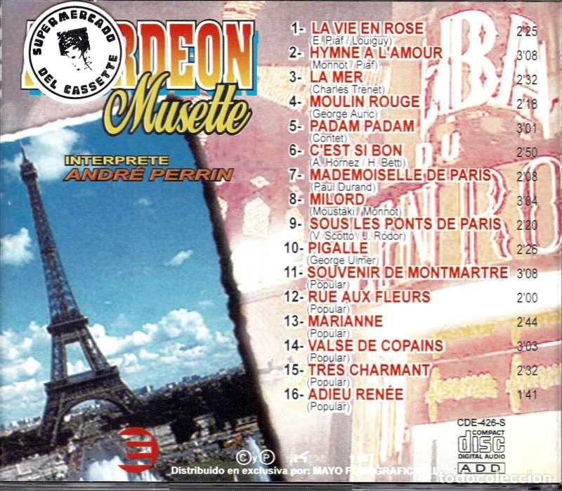 CDs de m&uacute;sica: Andre Perrin - Acordeon Musette. CD - Foto 2