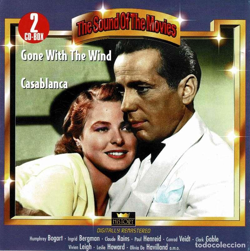 Music CDs: The Sound Of The Movies - Gone With The Wind. Casablanca. 2 x CD