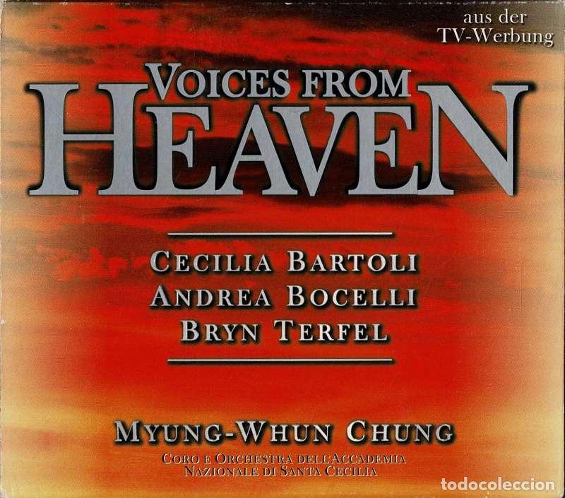 CD di Musica: Cecilia Bartoli, Andrea Bocelli, Bryn Terfel - Voices From Heaven. CD