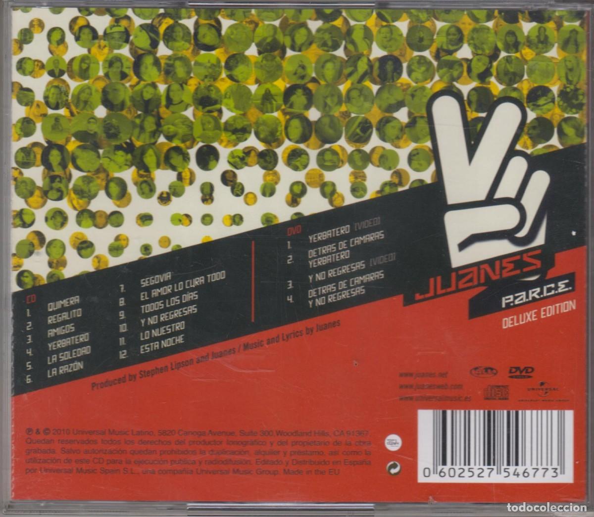 CDs de m&uacute;sica: Juanes cd + dvd PARCE 2010 Spain - Foto 2