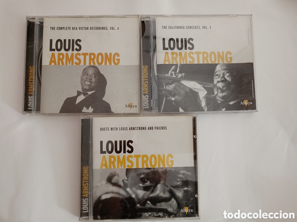 CDs de m&uacute;sica: Lote 3 CDs Louis Armstrong blues soul jazz