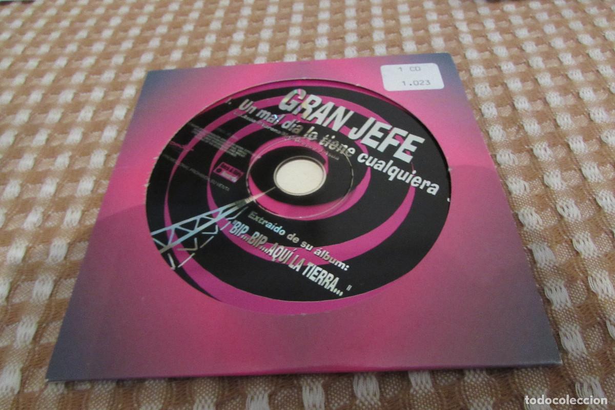 CDs de m&uacute;sica: GRAN JEFE. UN MAL D&Iacute;A LO TIENE CUALQUIERA. CD SINGLE