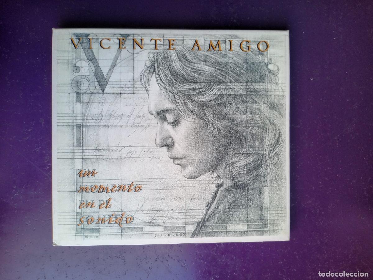 CD de M&uacute;sica: VICENTE AMIGO &lrm;&ndash; UN MOMENTO EN EL SONIDO - CD SONY 2005 - NUEVO FLAMENCO, MUY POCO USO