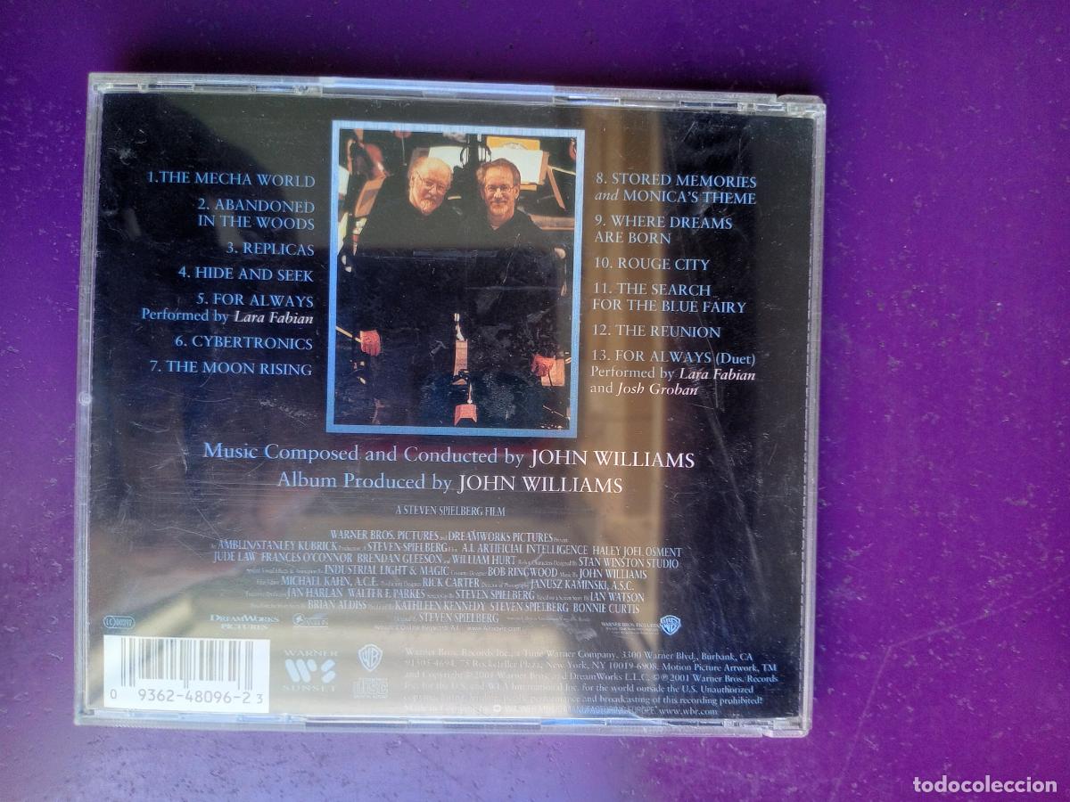 CDs de m&uacute;sica: John Williams &ndash; A.I. Artificial Intelligence - INTELIGENCIA ARTIFICIAL CD WARNER 2001 - BSO CINE - Foto 2