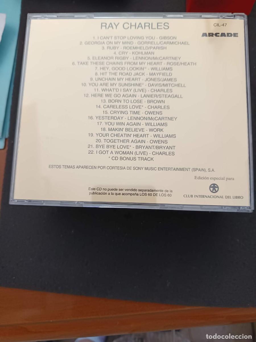 CDs de m&uacute;sica: RAY CHARLES. LOS 60. UNA GRAN D&Eacute;CADA PARA RECORDAR - Foto 2