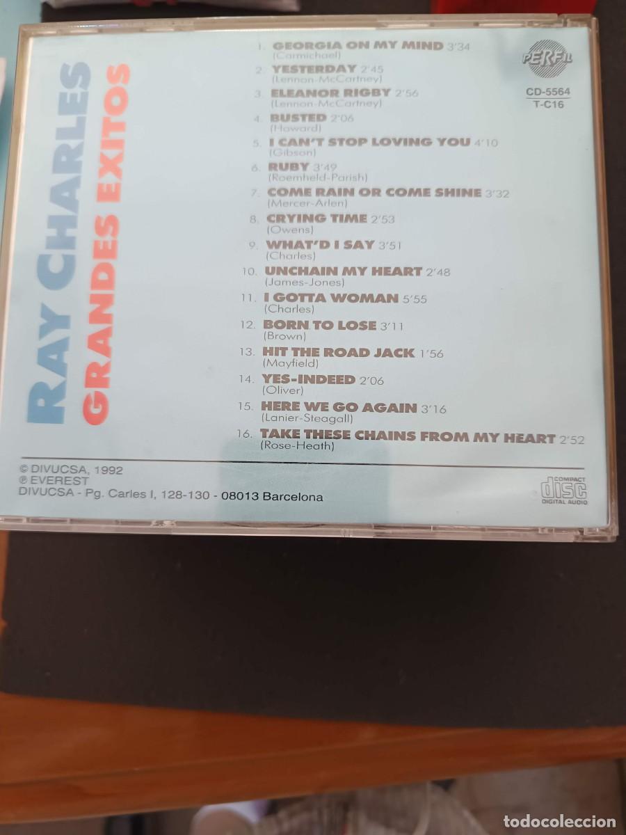 CDs de m&uacute;sica: RAY CHARLES. GRANDES &Eacute;XITOS - Foto 2