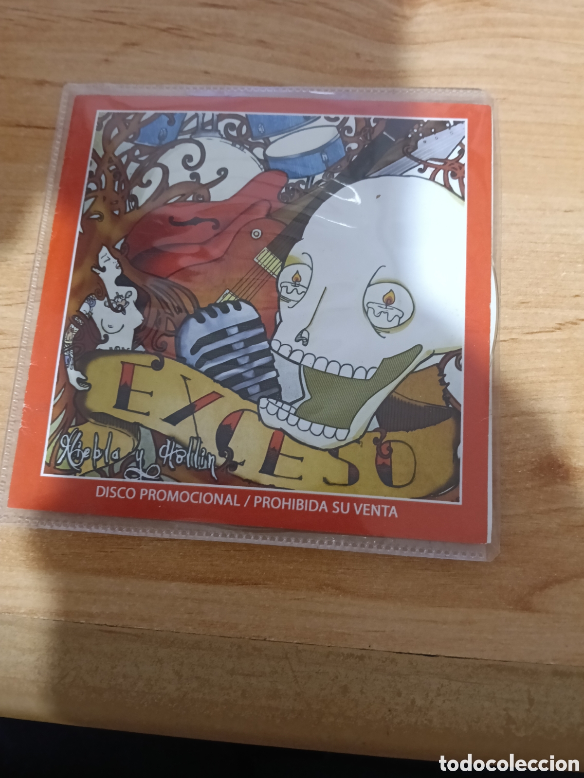 CDs de m&uacute;sica: Cd promo Exceso - Niebla y Holl&iacute;n