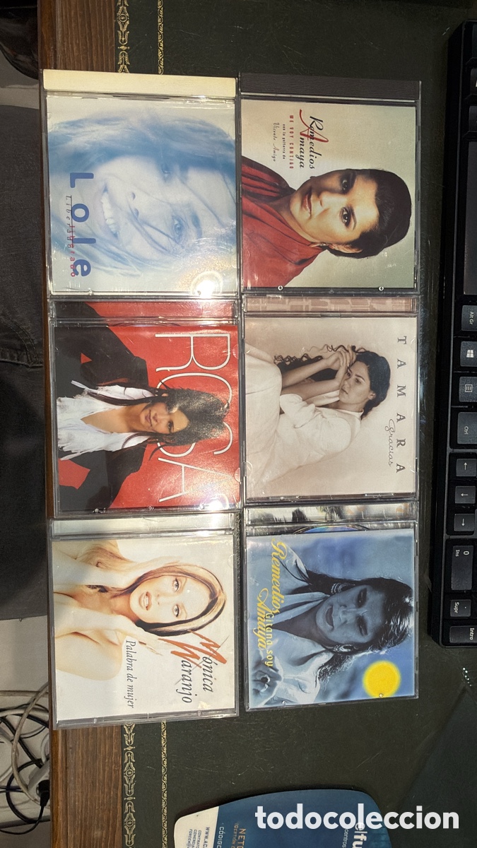 CDs de m&uacute;sica: 6 CD ARTISTAS ESPA&Ntilde;OLAS